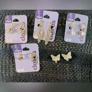 Clip on earring bundle 5 sets
